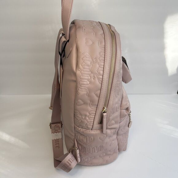 NEW JUICY COUTURE Pink League Backpack Dusty Blush 11JCCPHJC-LJB W/Tags $99 MSRP - Picture 5 of 9